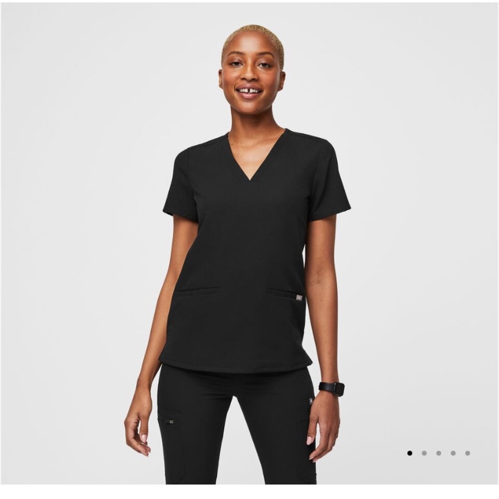 FIGS SCRUB SET BLACK CASMA/YOLO